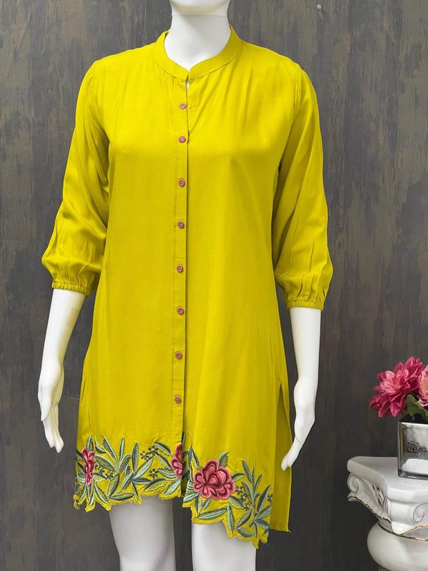 Rayon Tunic / short Kurti - Kurti Connection USA