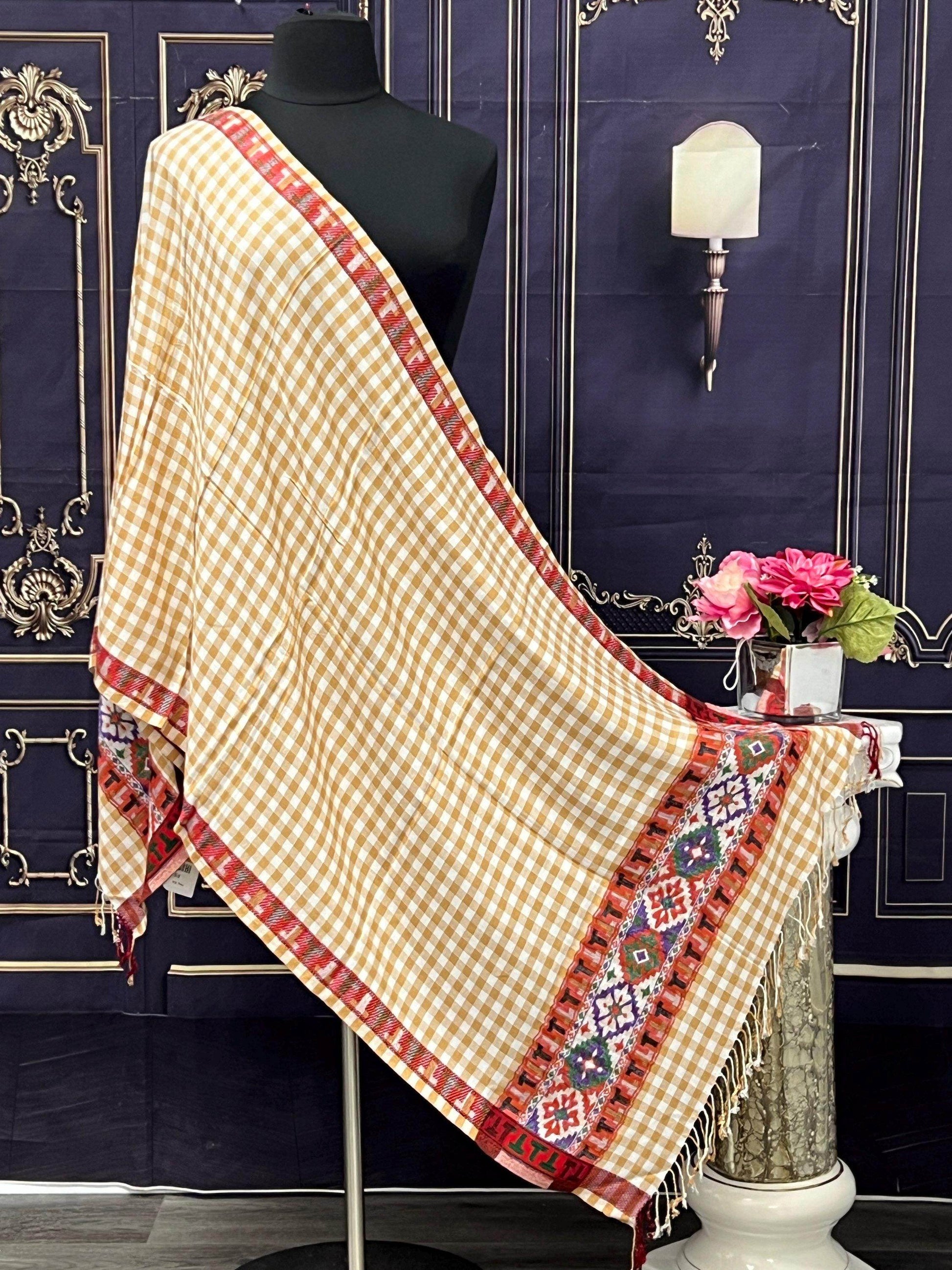 Soft pashmina shawl - Kurti Connection USA