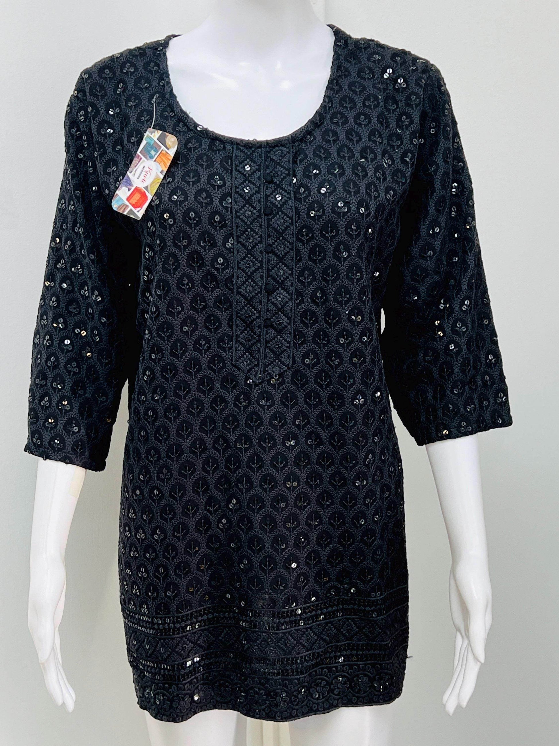 Short kurti / sequin short kurti - Kurti Connection USA