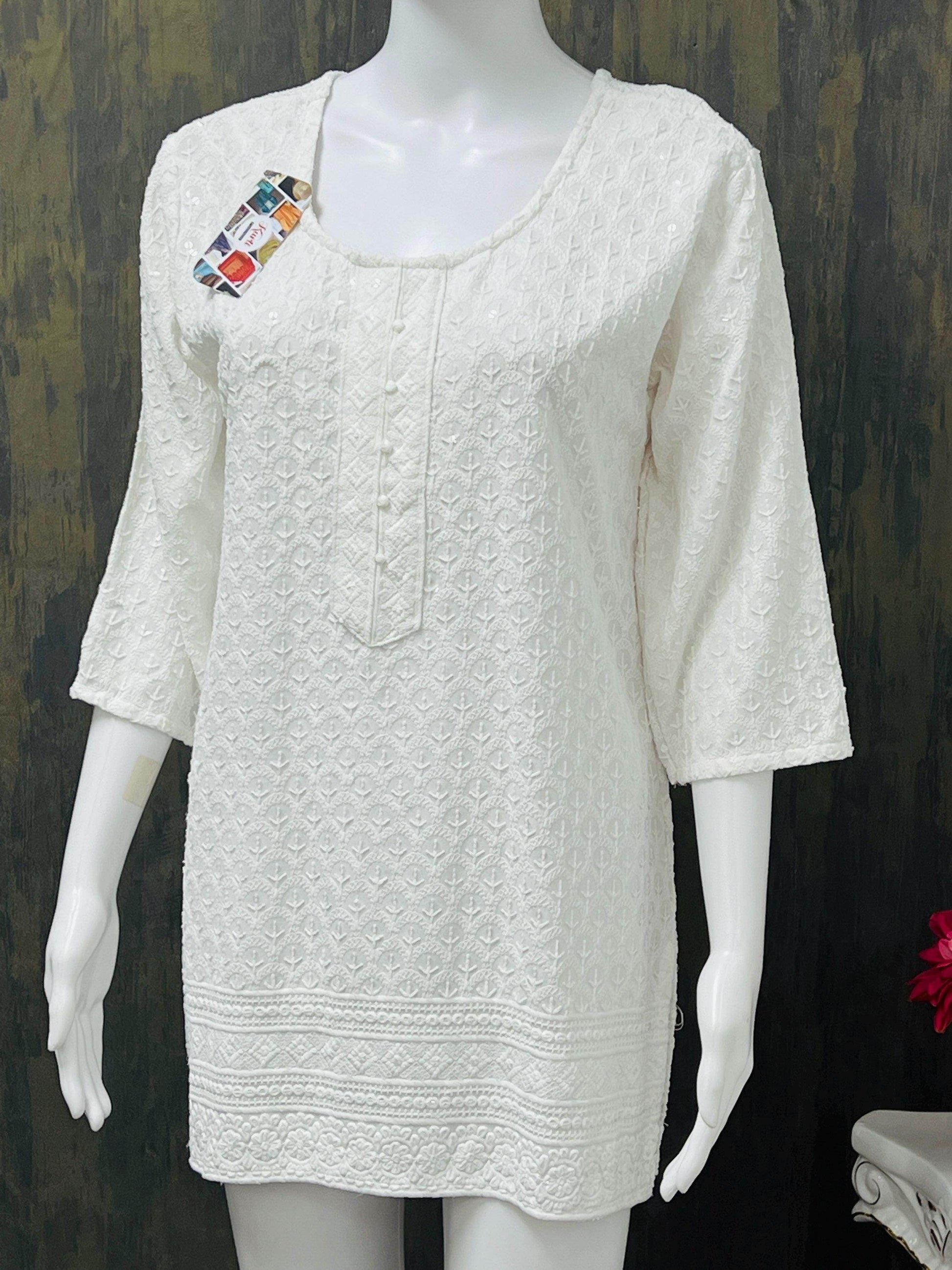 Short kurti / sequin short kurti - Kurti Connection USA