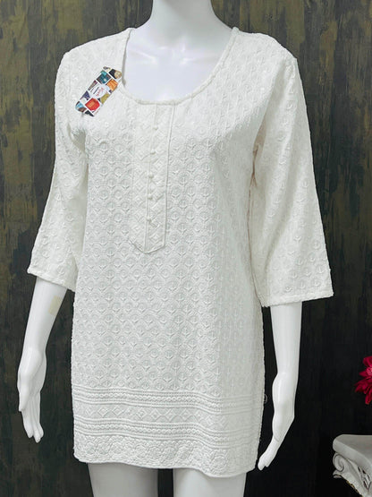 Short kurti / sequin short kurti - Kurti Connection USA