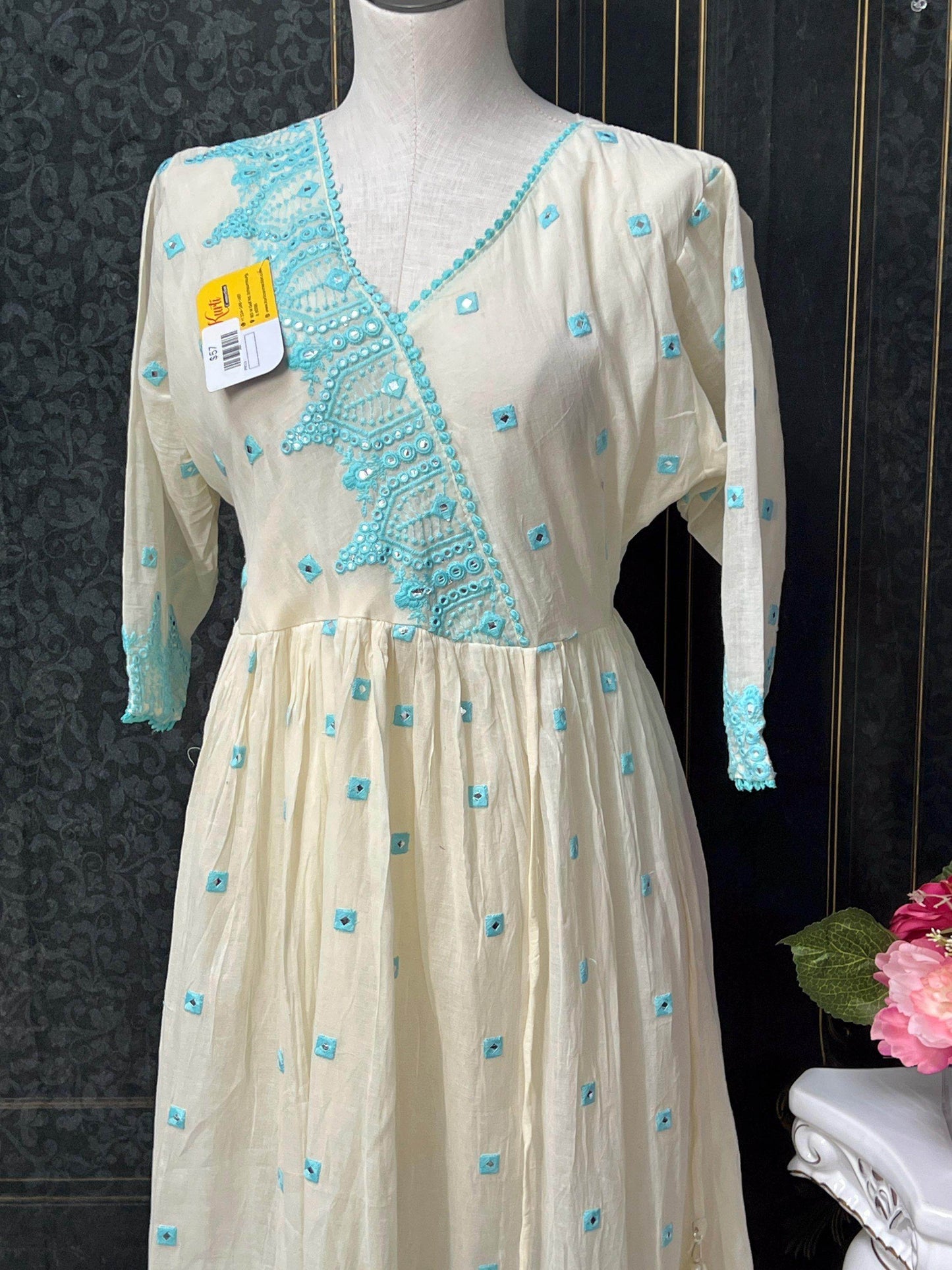 Soft cotton kurti - Kurti Connection USA