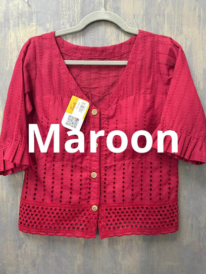 Long blouses : chikankari - Kurti Connection USA