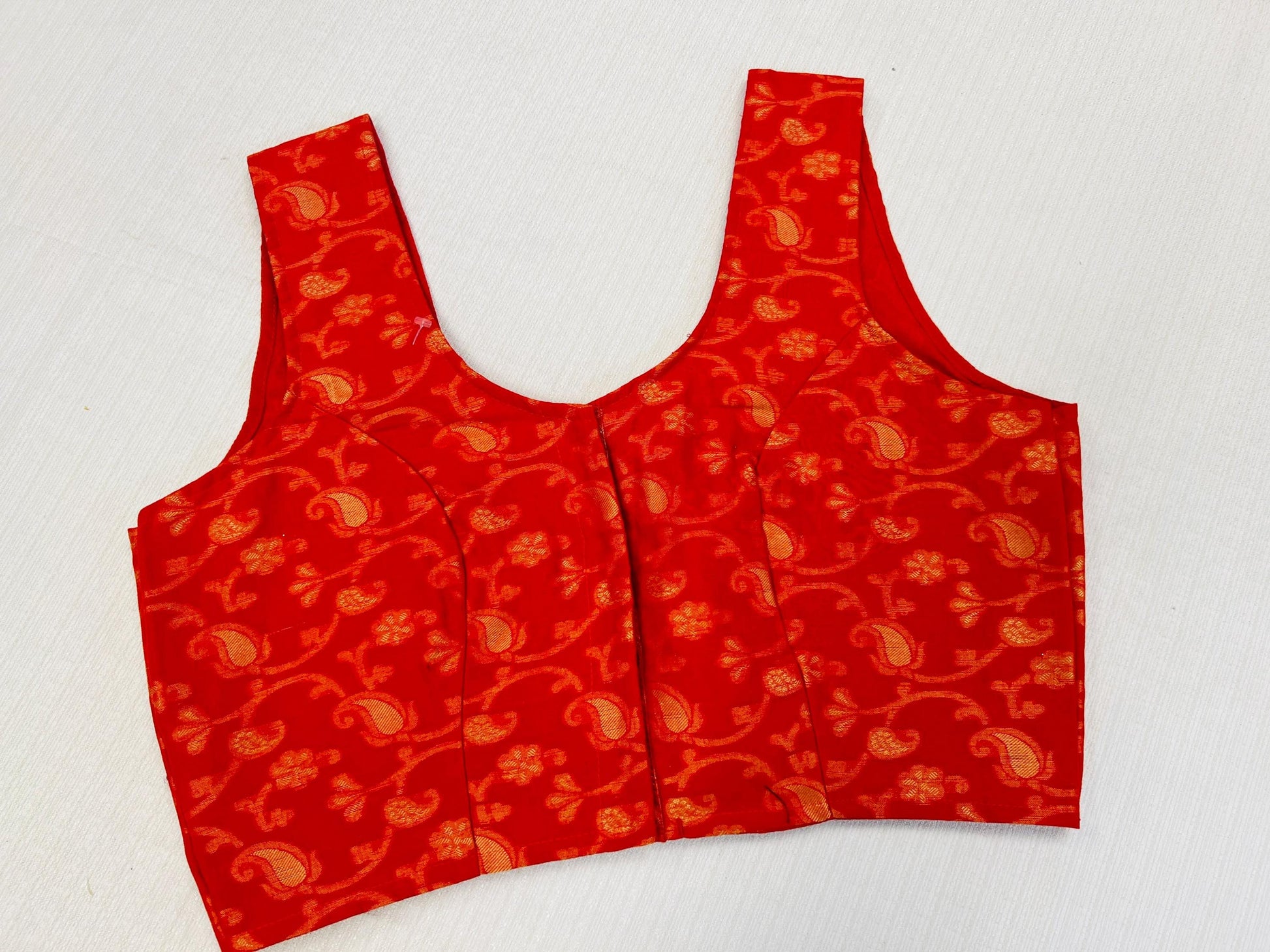Front hook blouse | sleeves available - Kurti Connection USA