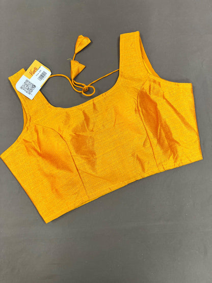 Raw silk blouse - Kurti Connection USA