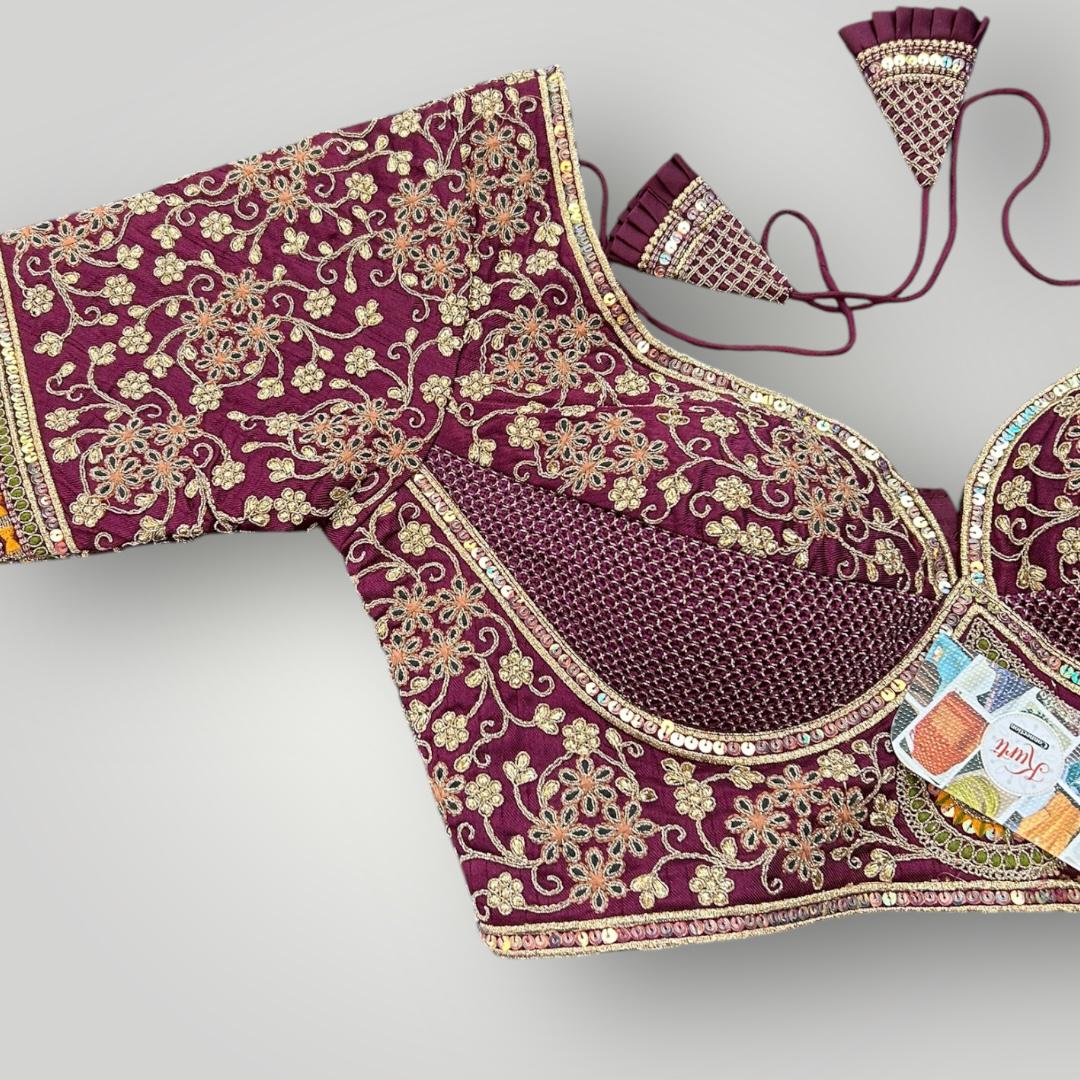 Heavy party wear blouses - Kurti Connection USA