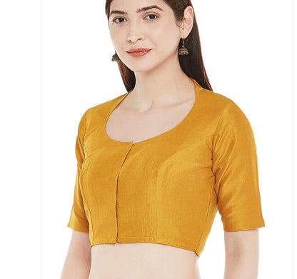 Silk blouse | plus size blouses - Kurti Connection USA