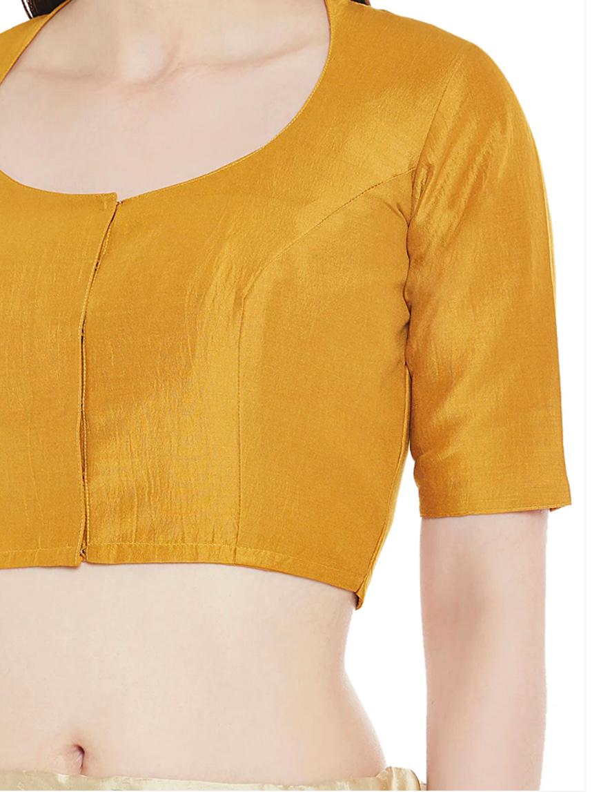 Silk blouse | plus size blouses - Kurti Connection USA