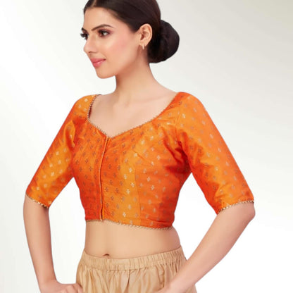Front hook blouse | plus size saree blouse - Kurti Connection USA