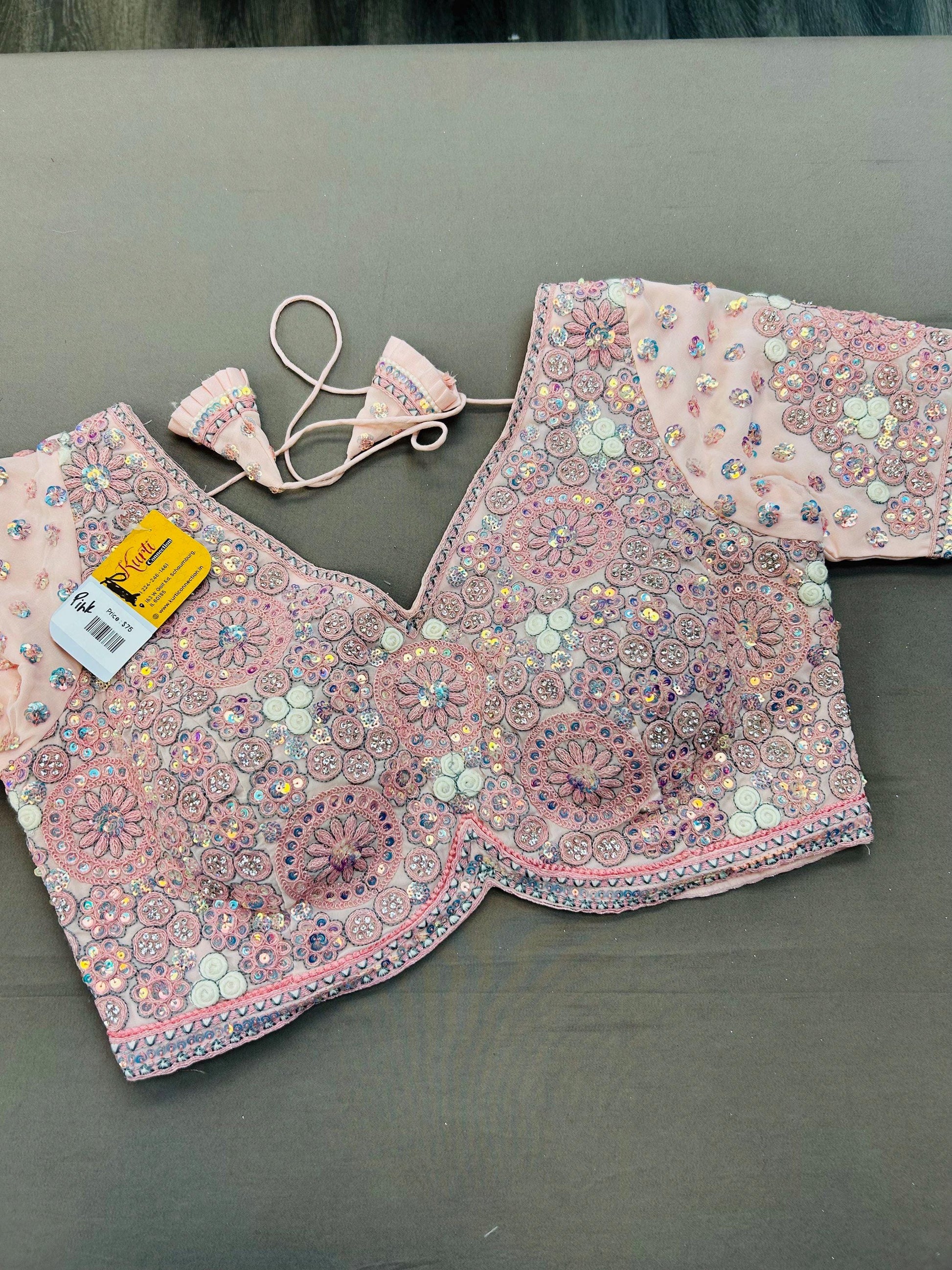 Heavy work blouses | readymade blouse - Kurti Connection USA