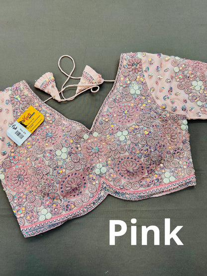 Heavy work blouses | readymade blouse - Kurti Connection USA