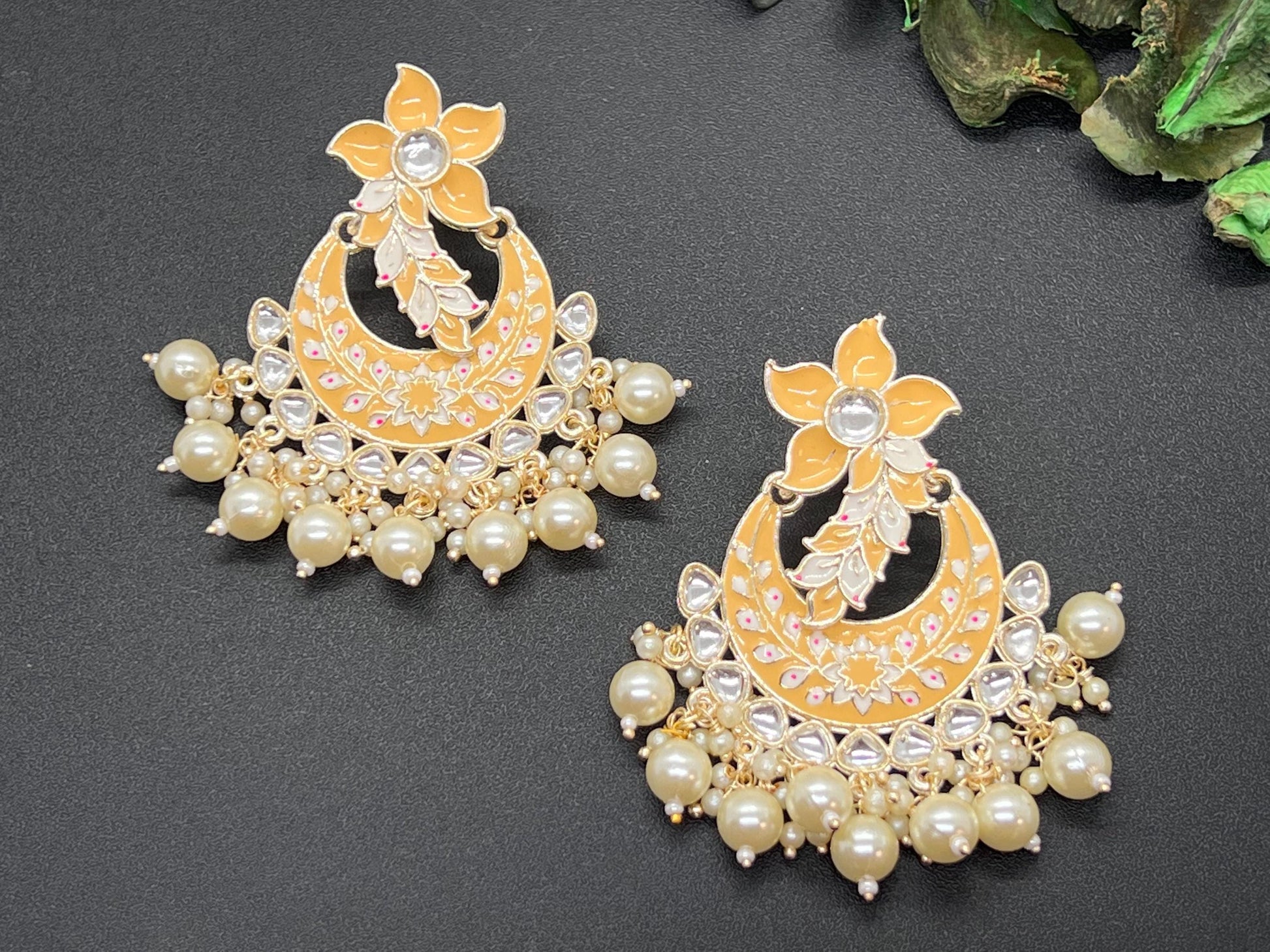Chandbali earrings - Kurti Connection USA