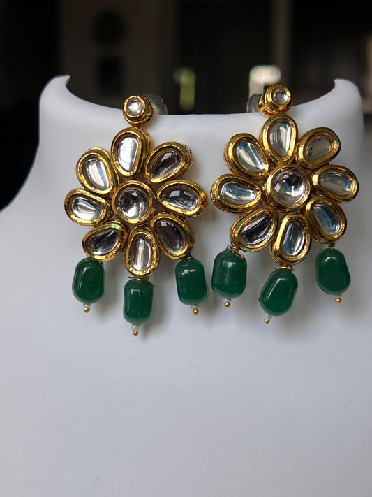 Kundan earrings - Kurti Connection USA