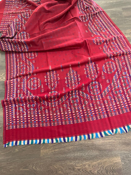 9289 Pashmina shawl | stoles | shawl (full size) - Kurti Connection USA