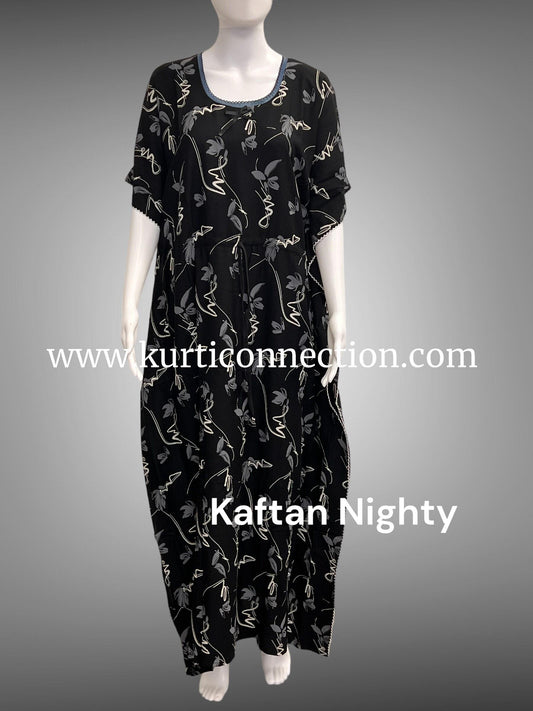 9385 Kaftan nighty - Kurti Connection USA