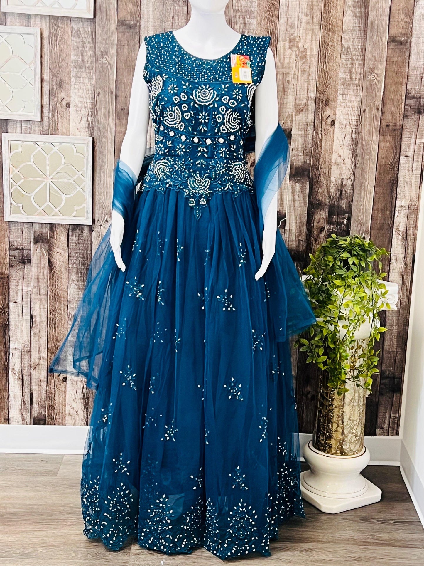 Party wear long dress - Kurti Connection USA