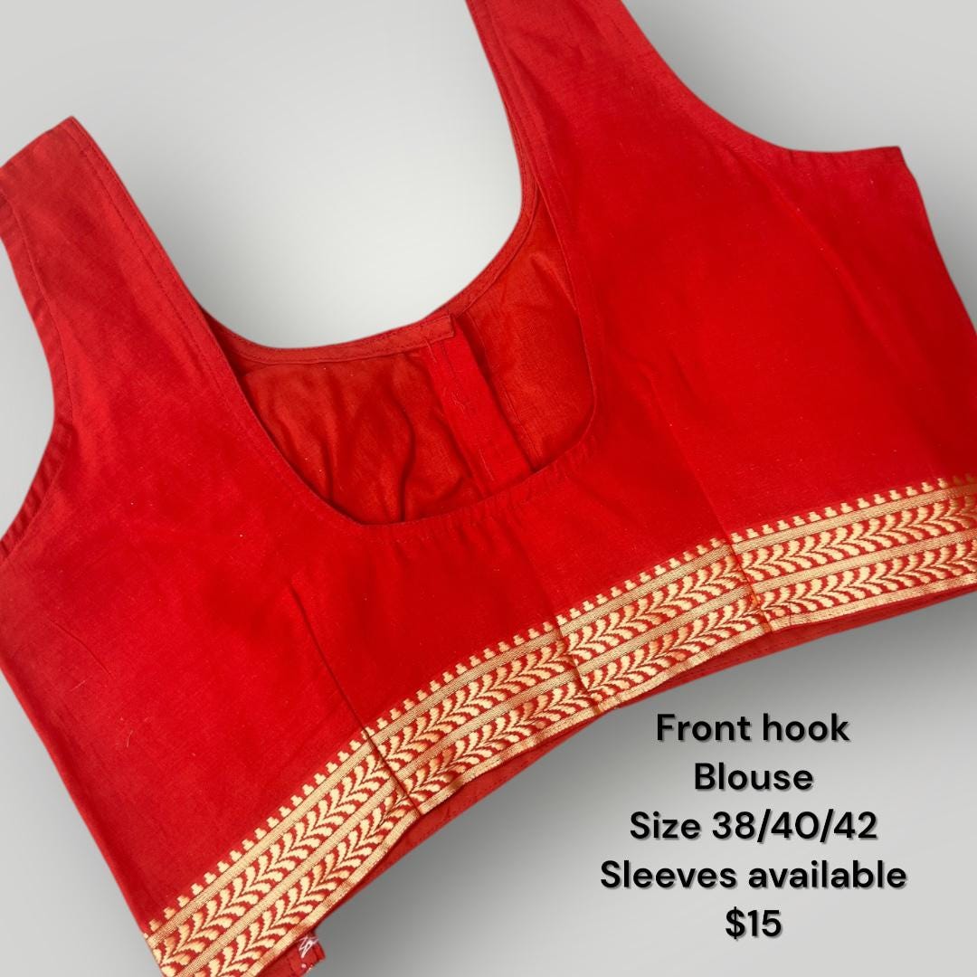 Readymade Blouse | Sleeves attached inside - Kurti Connection USA