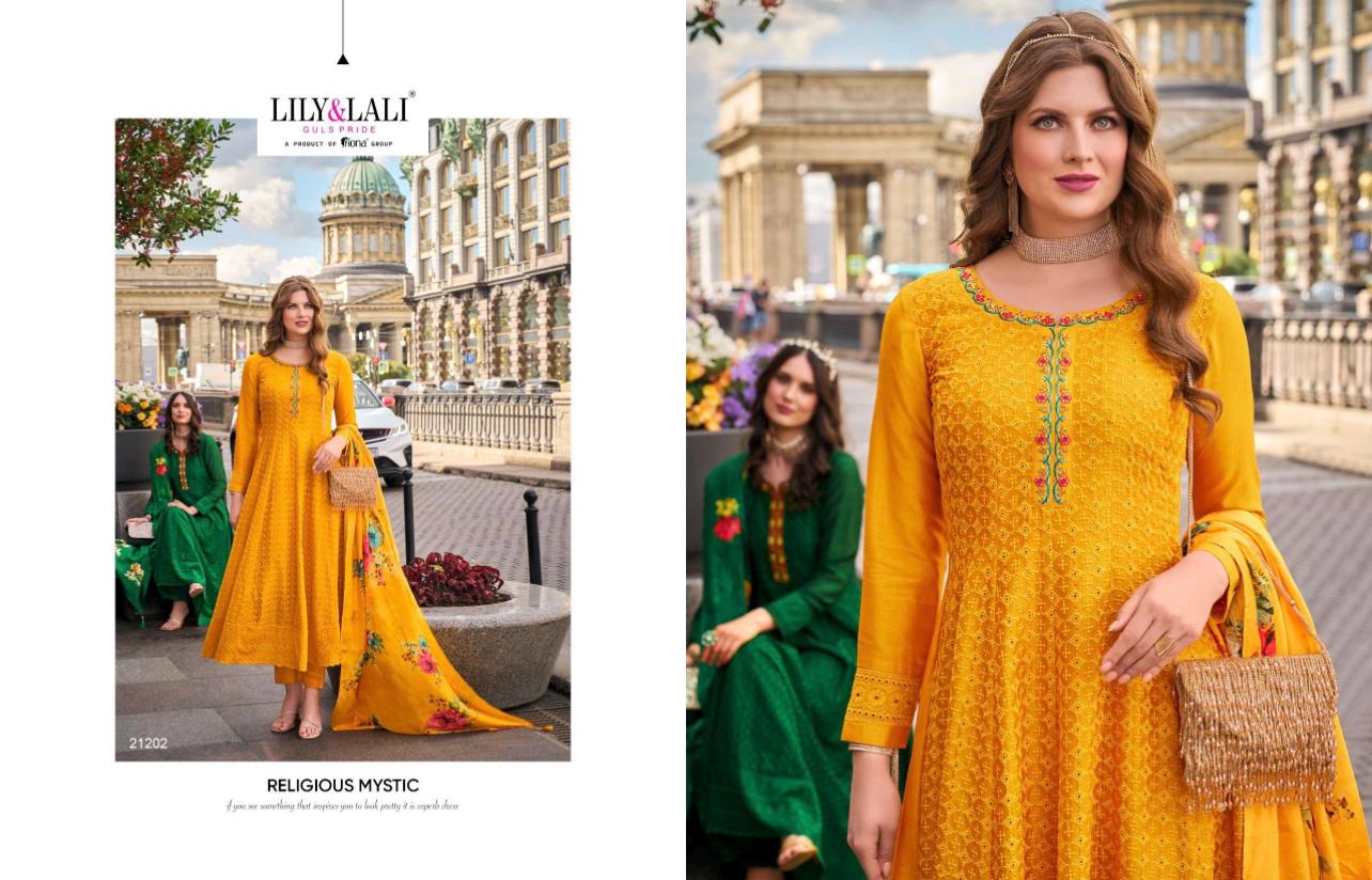 Alamzeb | chinon silk long kurtis - Kurti Connection USA