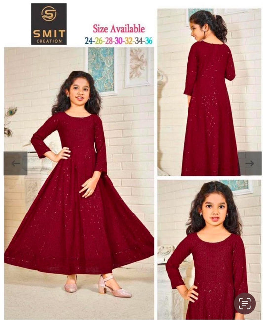 Chikankari Kurtis for girls - Kurti Connection USA