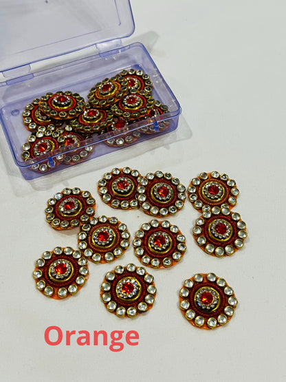 Kundan patches for dresses, sewing supplies , decorative patches - Kurti Connection USA
