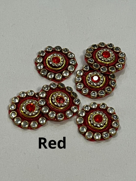 Kundan patches, decorative fabric patches - Kurti Connection USA