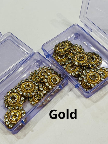 Kundan patches, decorative fabric patches - Kurti Connection USA