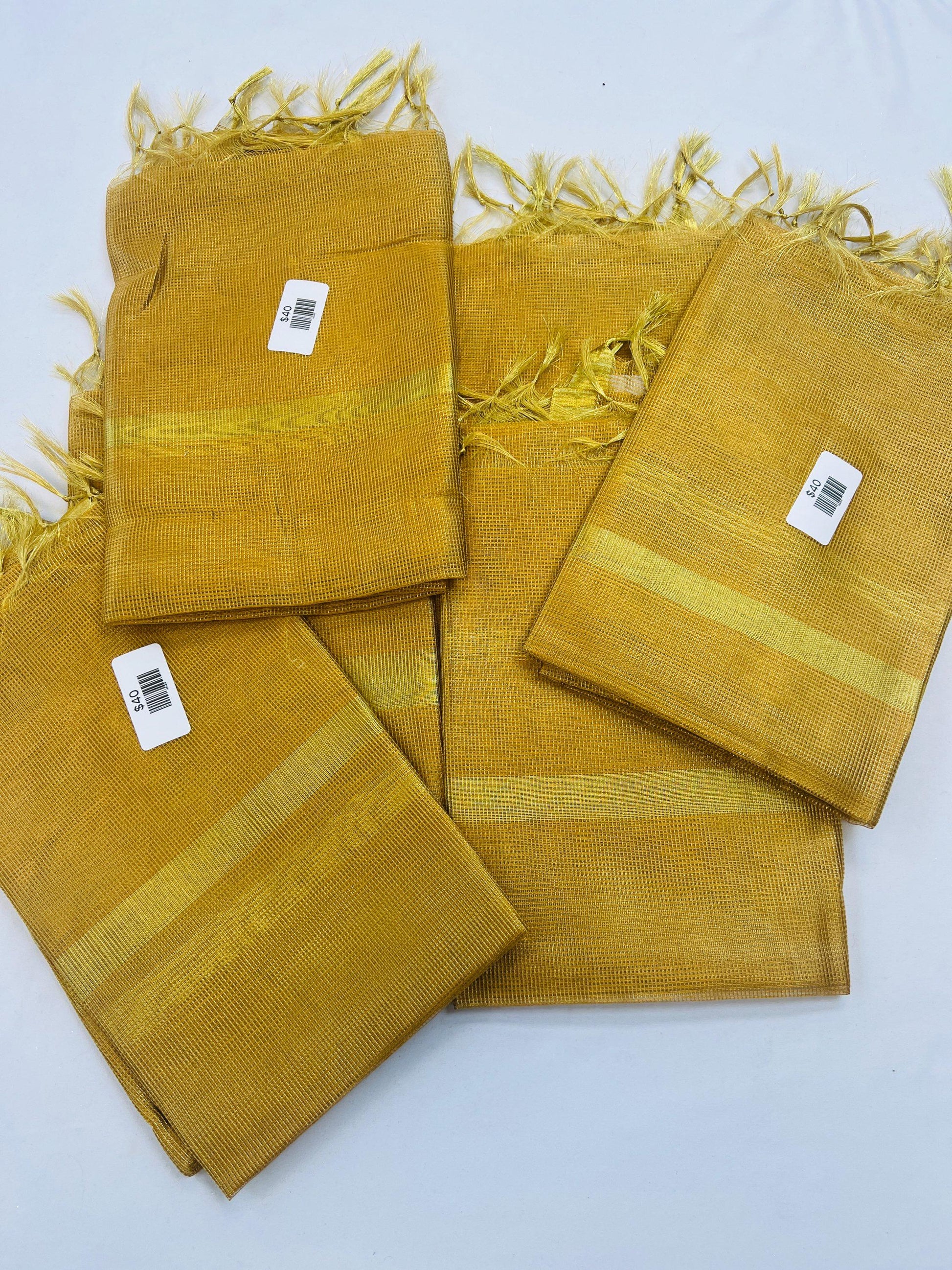 Golden dupatta - Kurti Connection USA