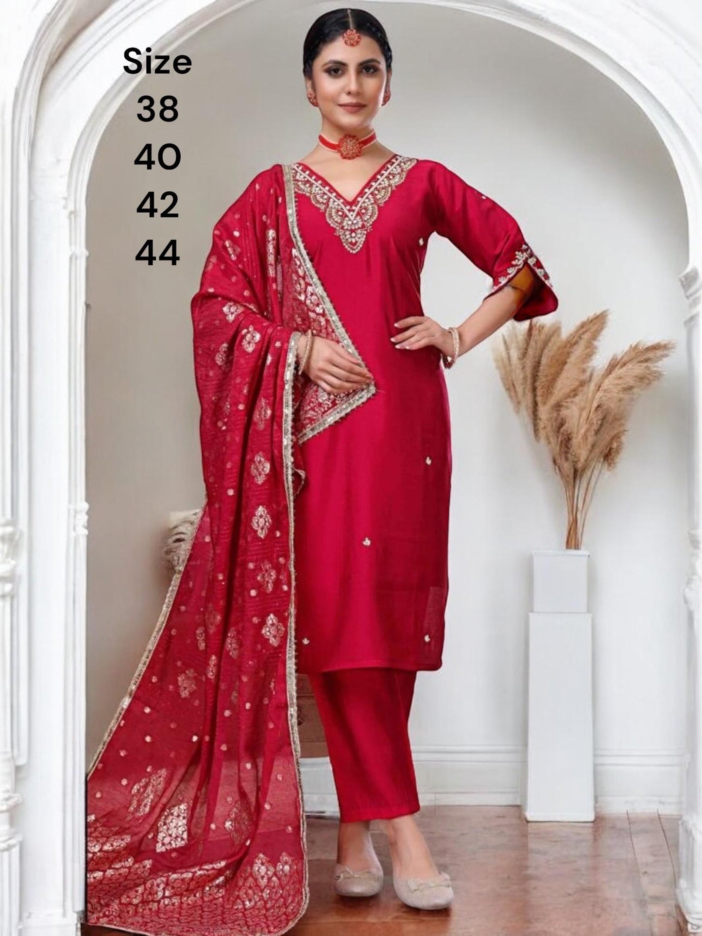 Silk party wear Suit - Kurti Connection USA