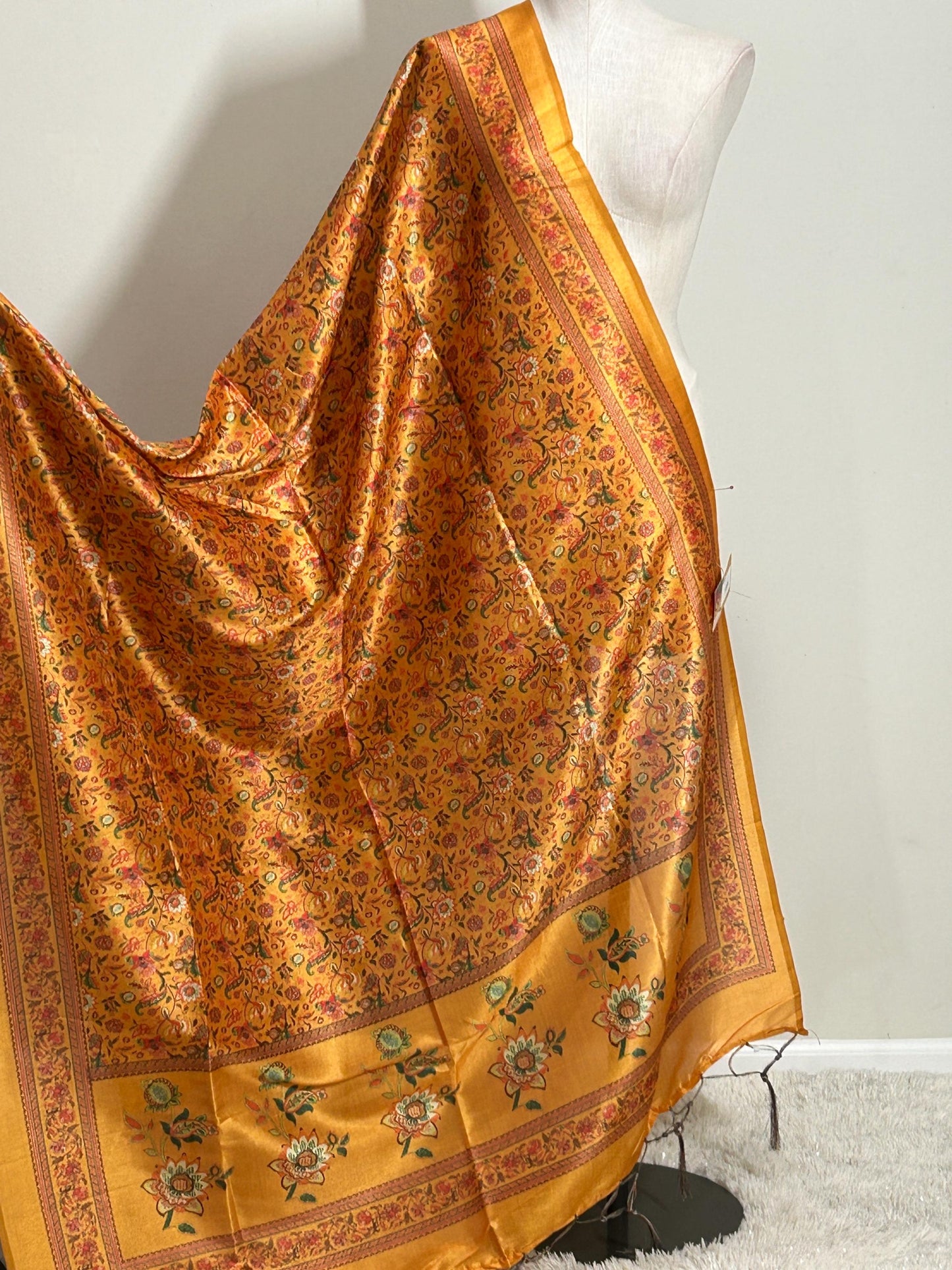 Digital print dupatta | cotton silk dupatta with beautiful pashmina print by Etsy
