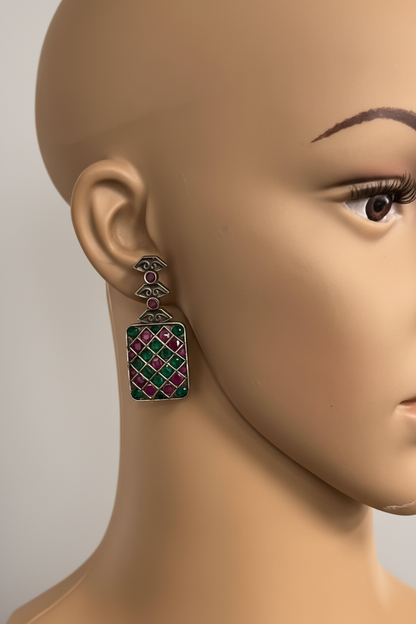 92.5 silver earrings by Kurti Connection USA