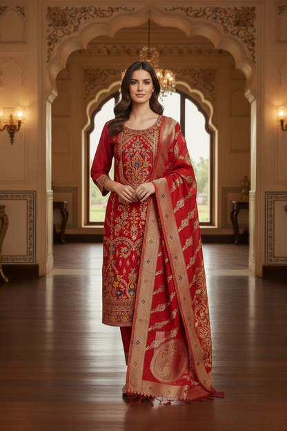 Banarasi salwar suit by Kurti Connection USA