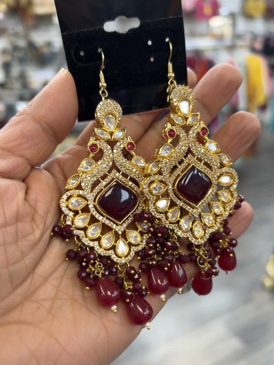 Kundan earrings