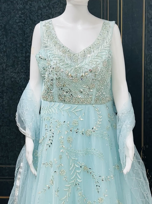 Party wear long gown / Indo western