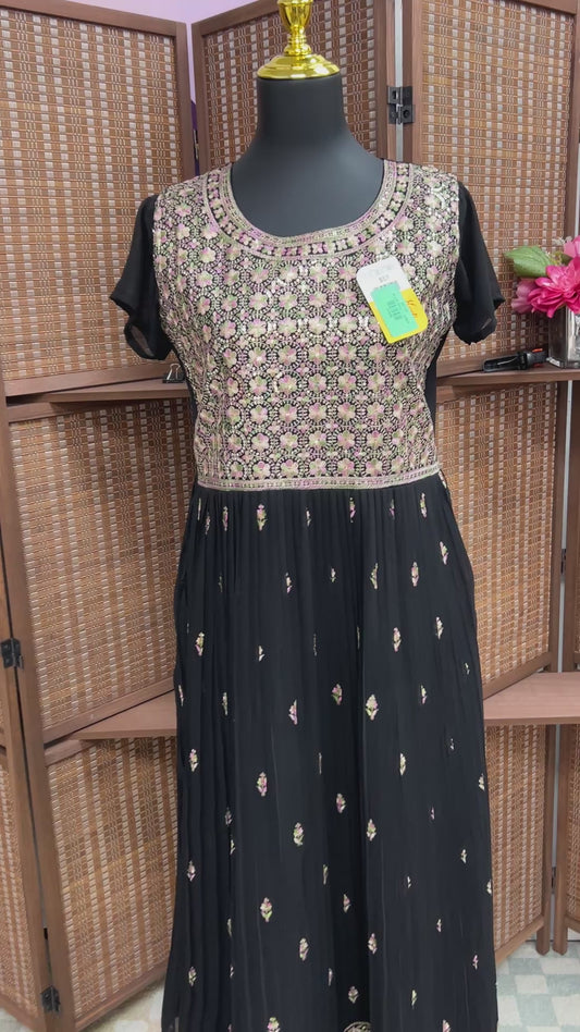 Chiffon long kurti