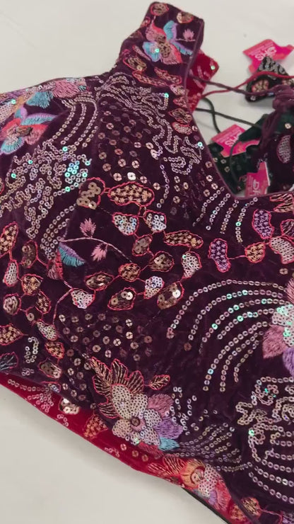 Velvet blouses