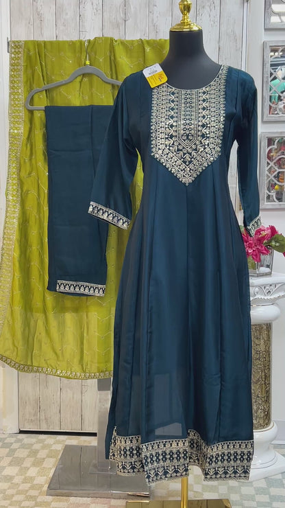 Party wear anarkali suit