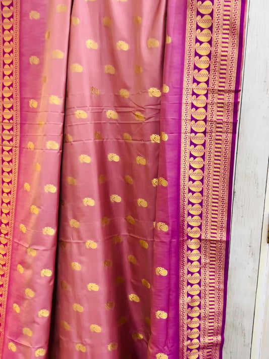Soft silk saree (vegan silk)