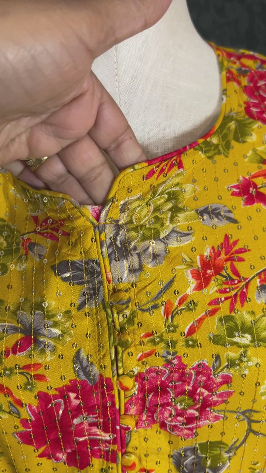 Rayon long kurti | digital print